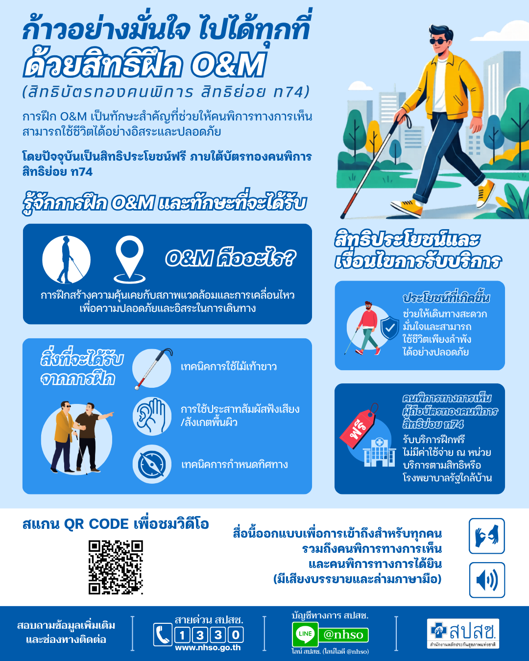 ก้าวอย่างมั่นใจ ไปได้ทุกที่ ด้วยสิทธิฝึก O&M